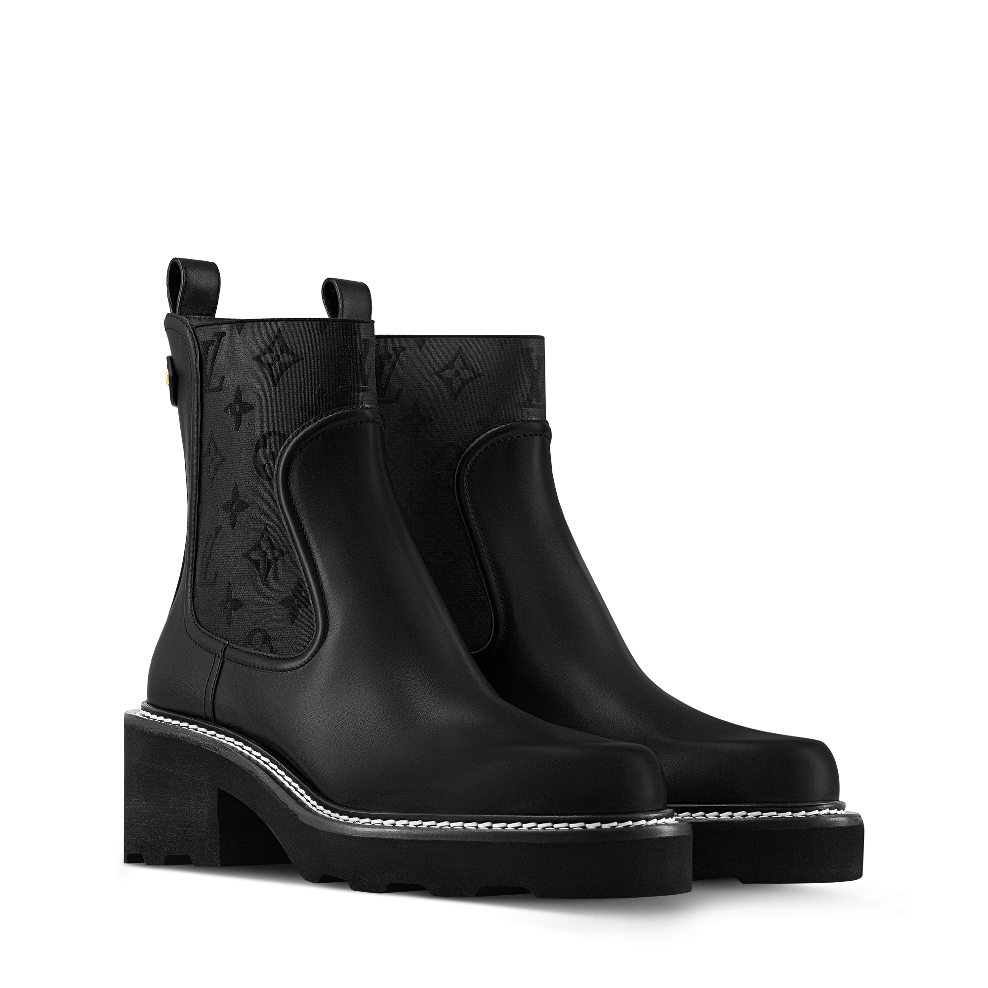 ゆ*か様 Louis Vuitton Botas Negro Gris antr ゆ*か様 Louis Vuitton Botas Negro Gris antr LOUIS VUITTON